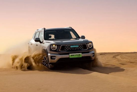 Haval's second-generation big dog Hi4 version will debut on March 25 _fororder_image002